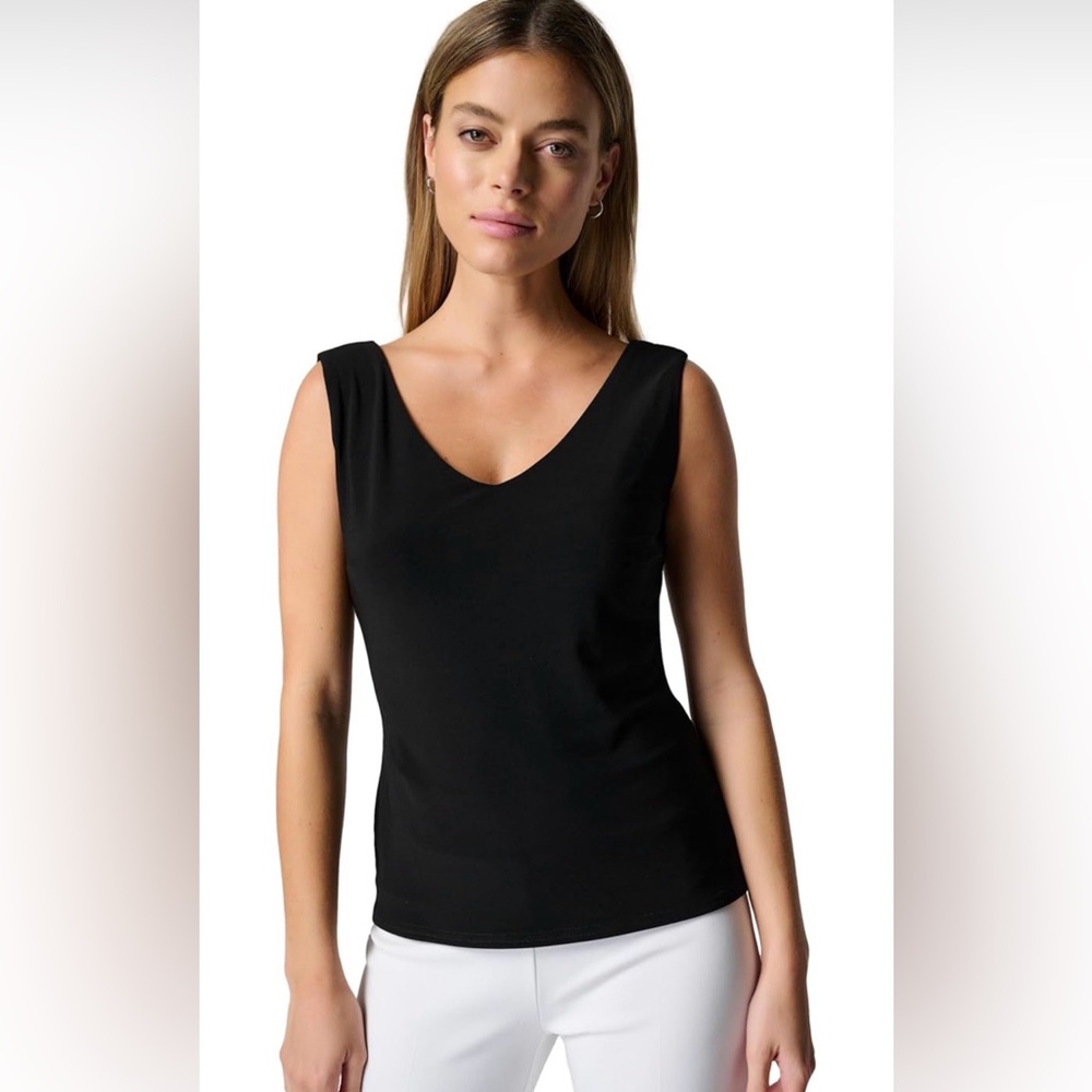 Joseph Ribkoff Elegant Black Sleeveless Top